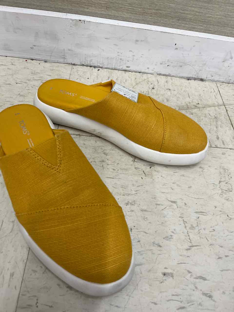 TOMS US Shoe Size 9 Yellow Womens Shoes/Footwear