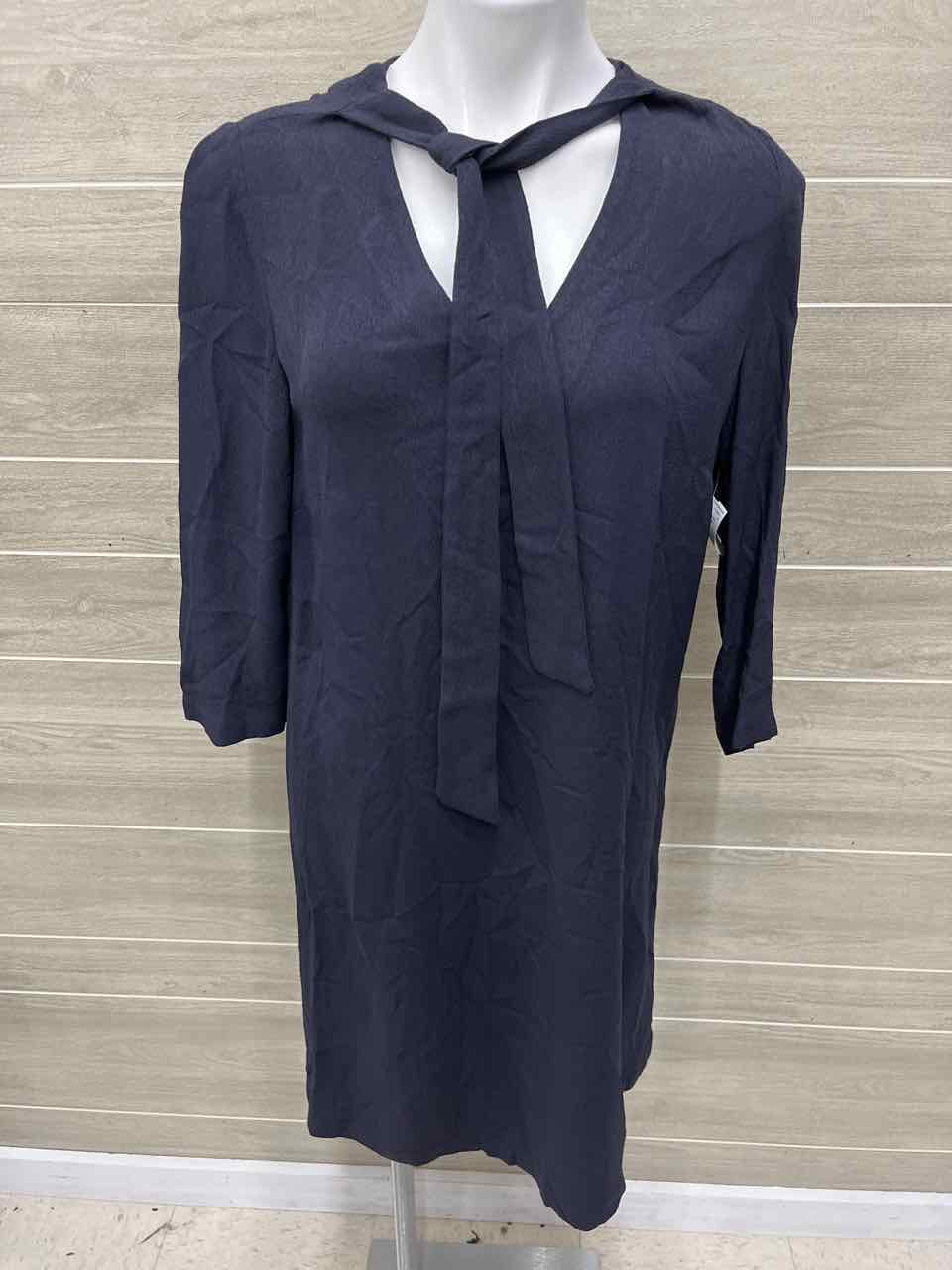 Comptoir des Cotonniers Size 8/10 Navy Womens Dress