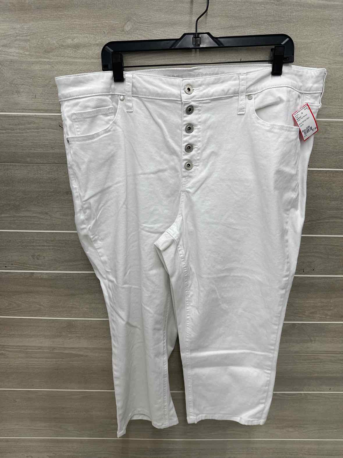 Hydraulic Size 22W White Plus Pants