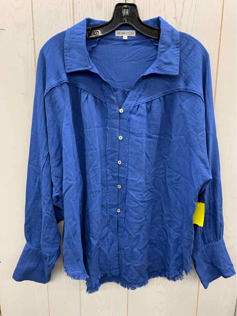 Blue Womens Size L/XL Shirt