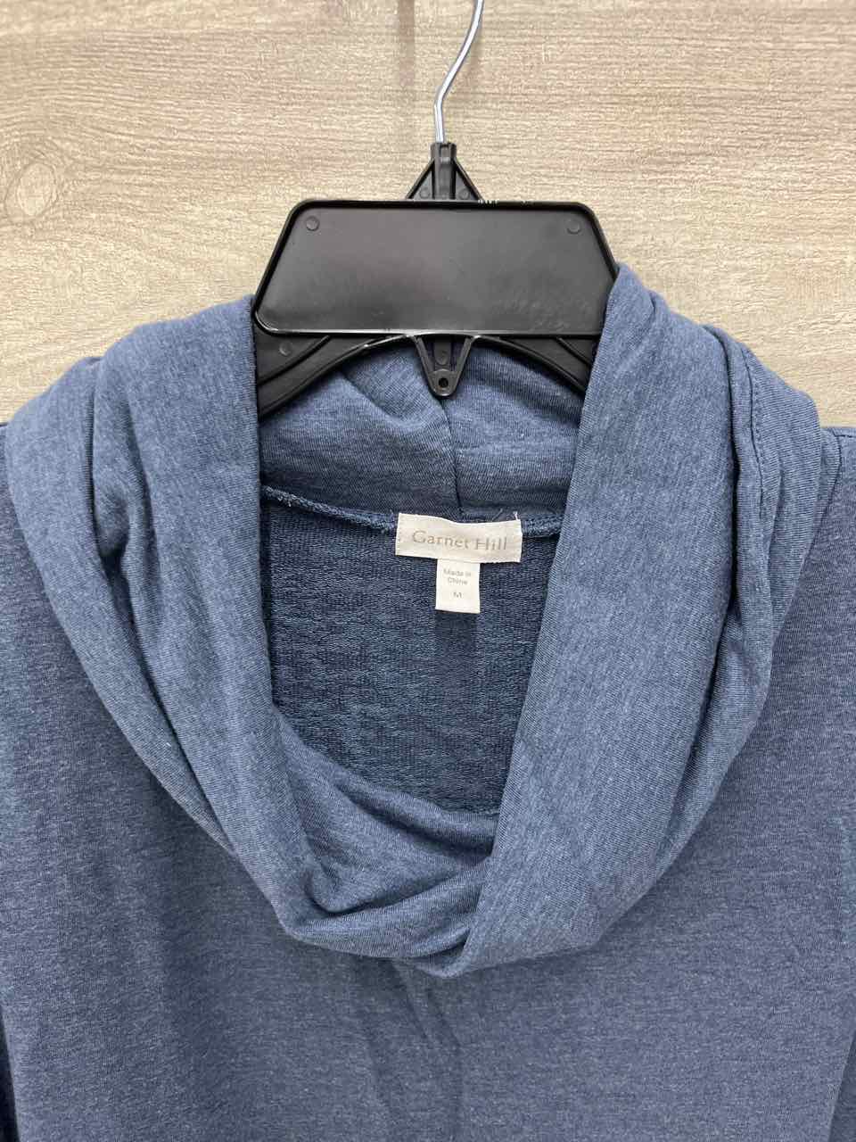 Garnet Hill Blue Womens Women Size M Shirt