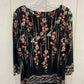 JM Collection Black Womens Size Small Shirt