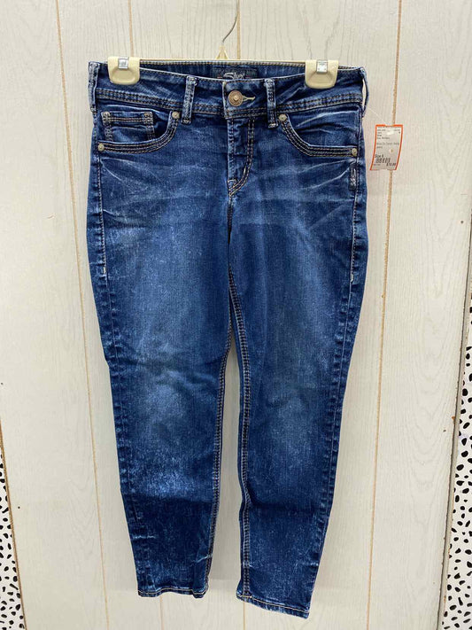 Silver Blue Womens Size 6 Jeans