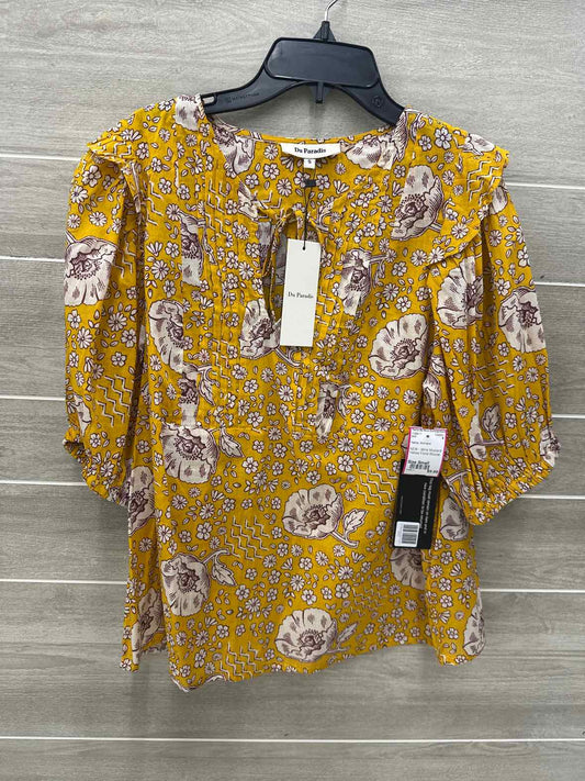 Yellow Womens Size Small Shirt