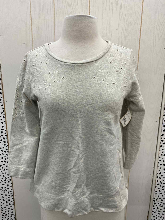 LOFT Gray Womens Size Small Shirt