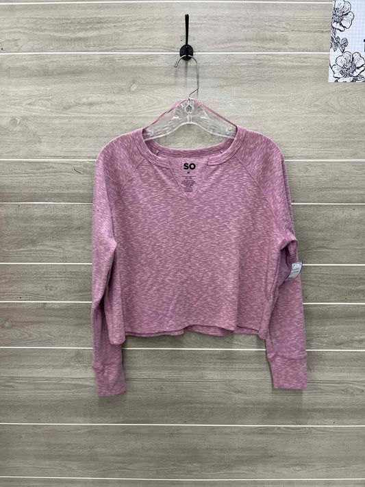 So Size M Pink Junior Shirt