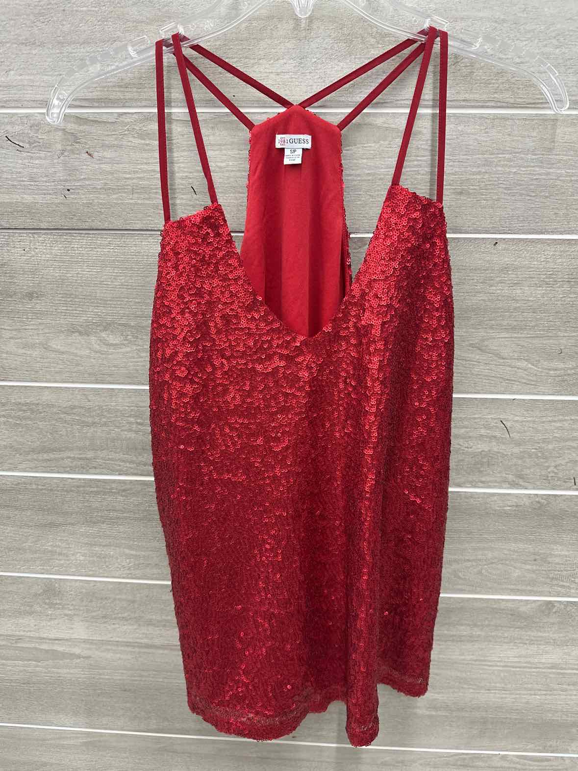 GUESS Size S Red Womens Tank Top