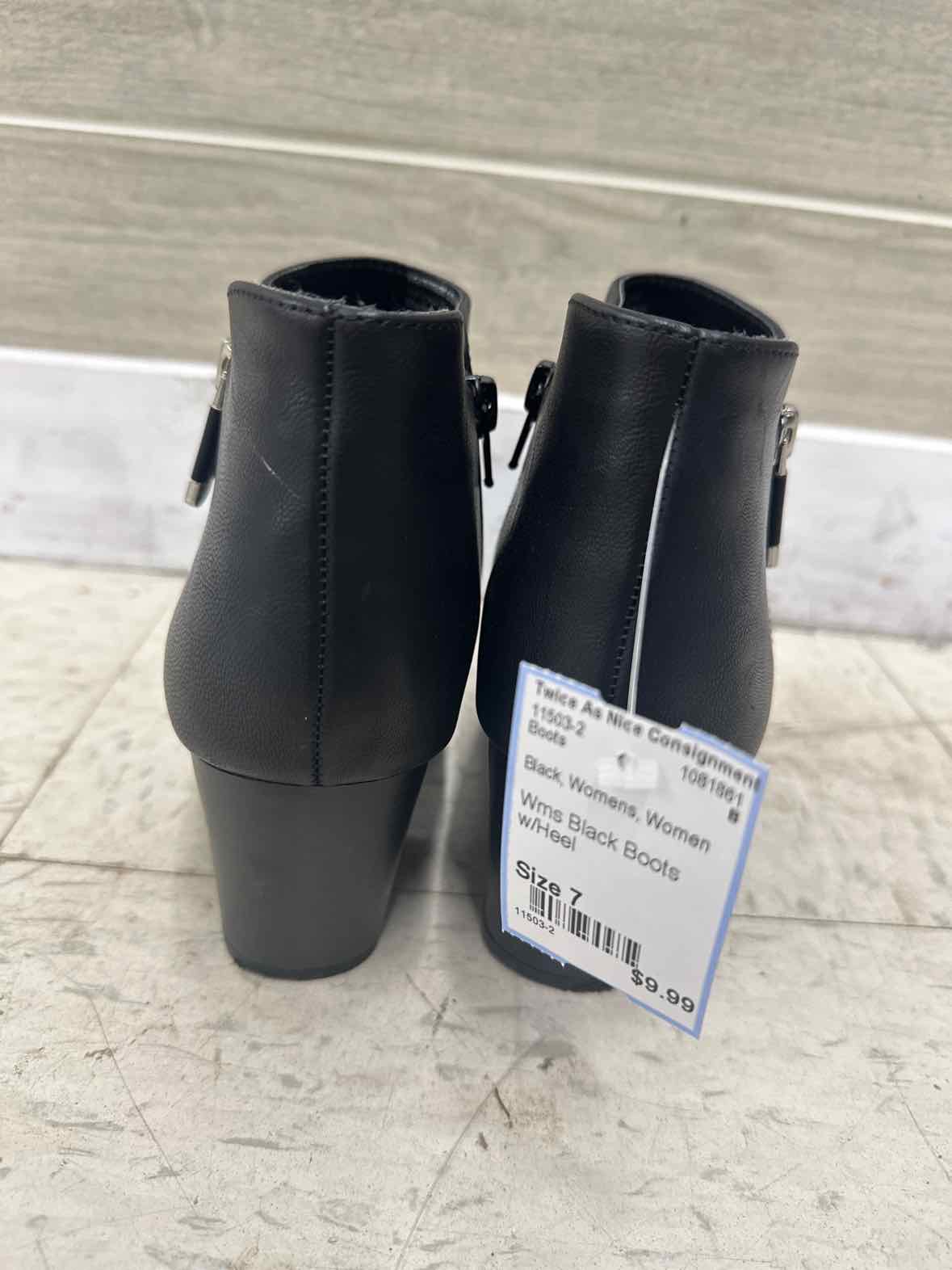 US Shoe Size 7 Black Womens Boots