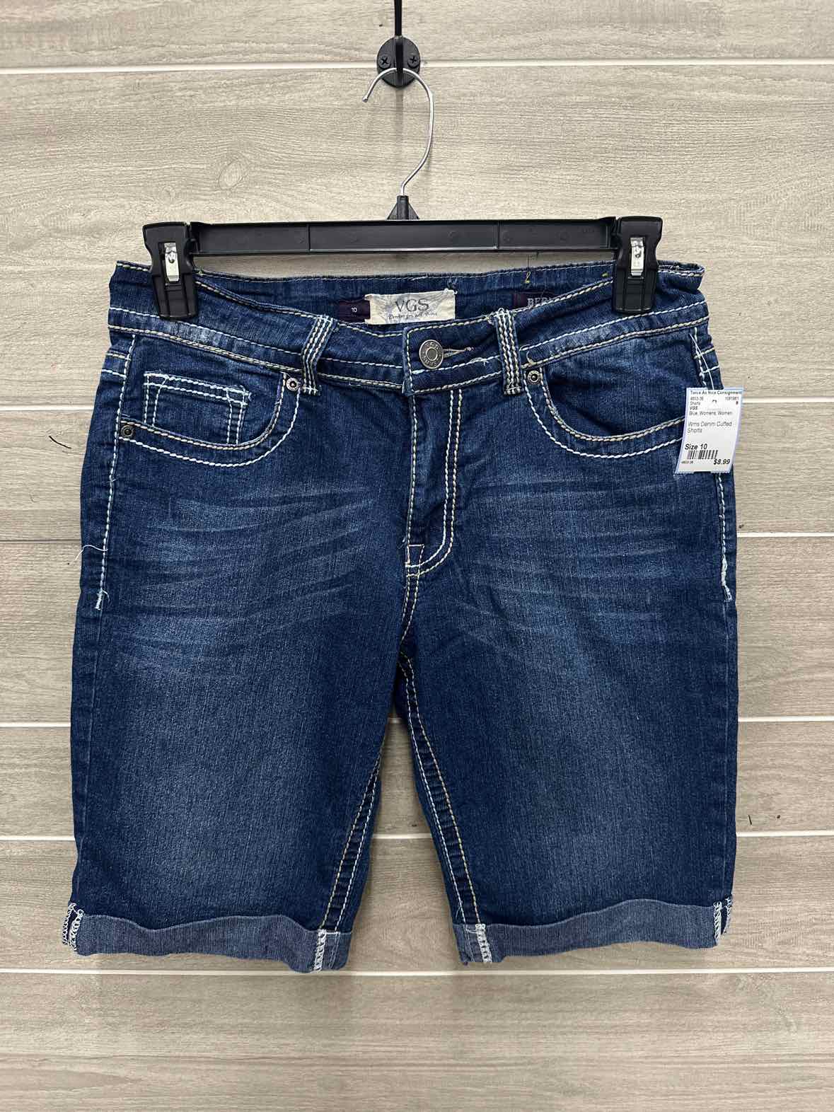 VGS Size 10 Blue Womens Shorts