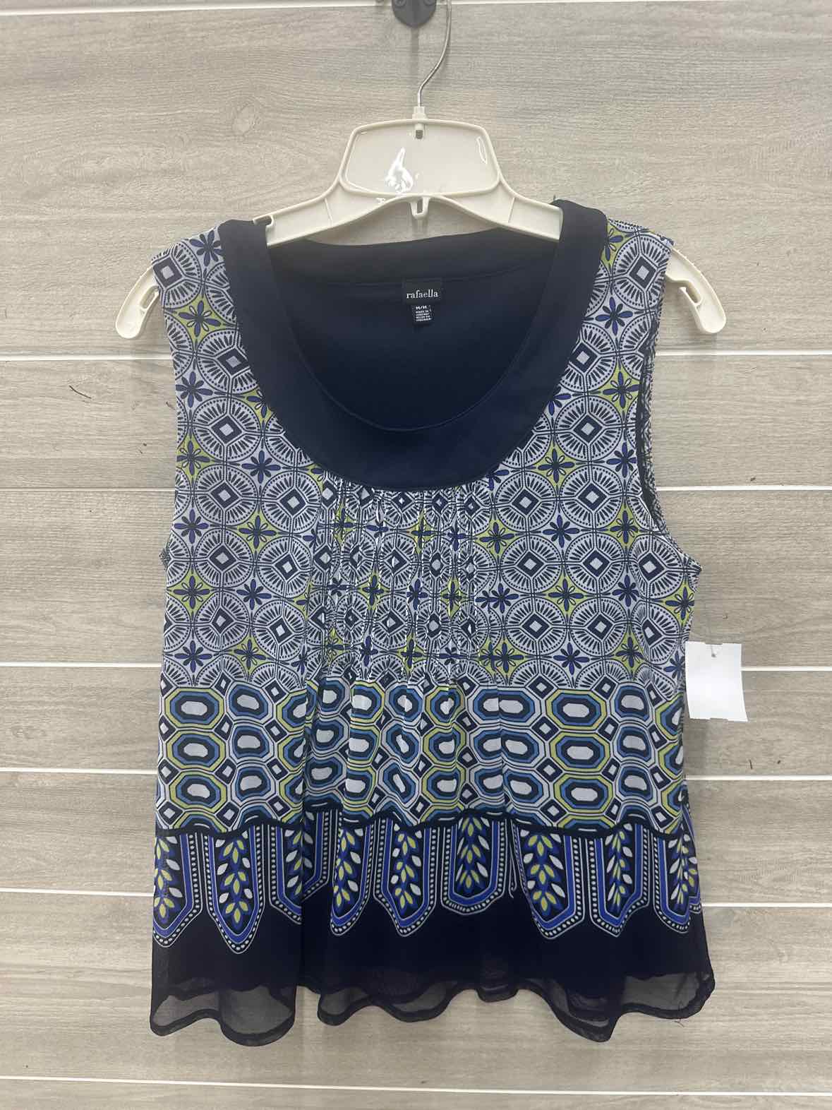 Rafaella Size M Navy Womens Tank Top