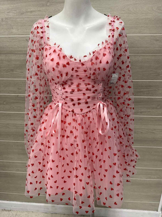 Size 2/4 Pink Womens Dress