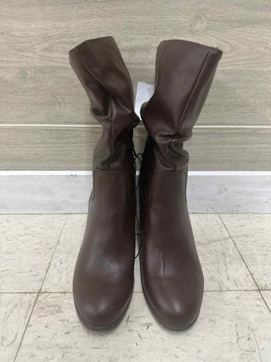Style & Co US Shoe Size 9.5 Brown Womens Boots