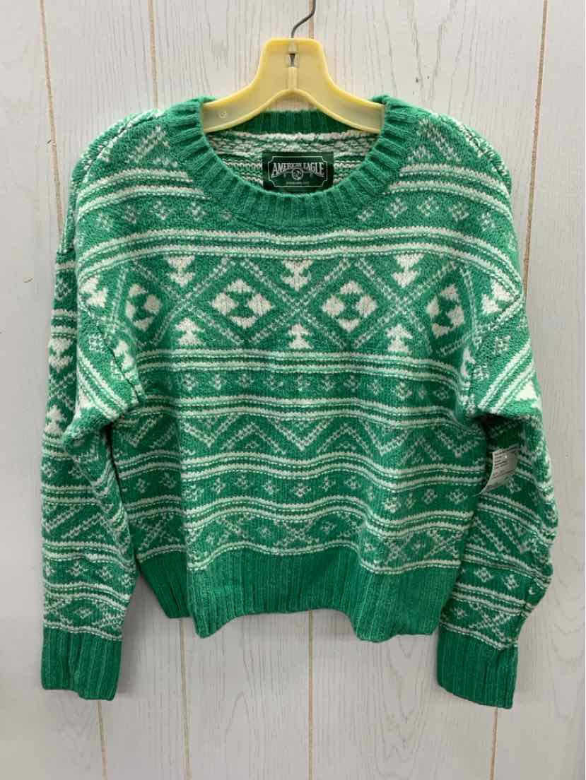 American Eagle Green Womens Size XS Sweater