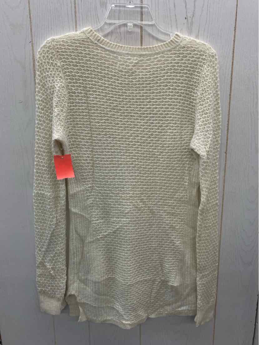 Lou & Grey Cream Womens Size Small Sweater