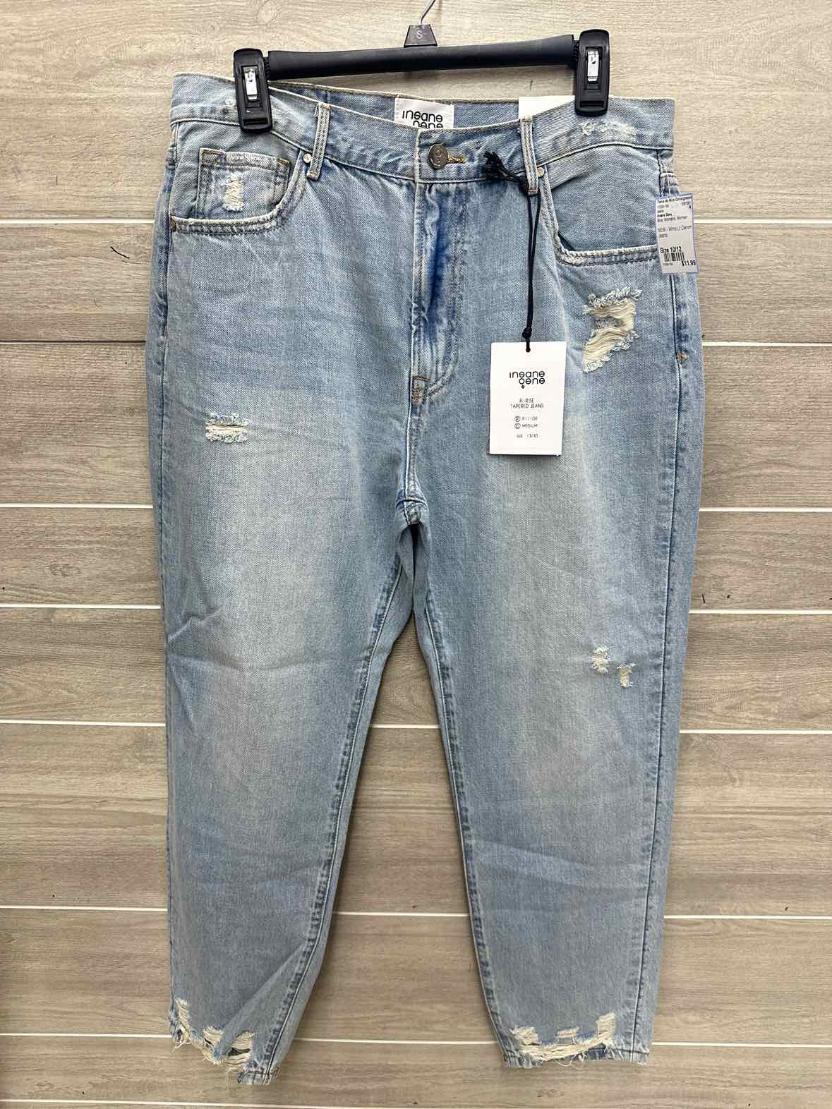 Insane Gene Size 10/12 Blue Womens Jeans