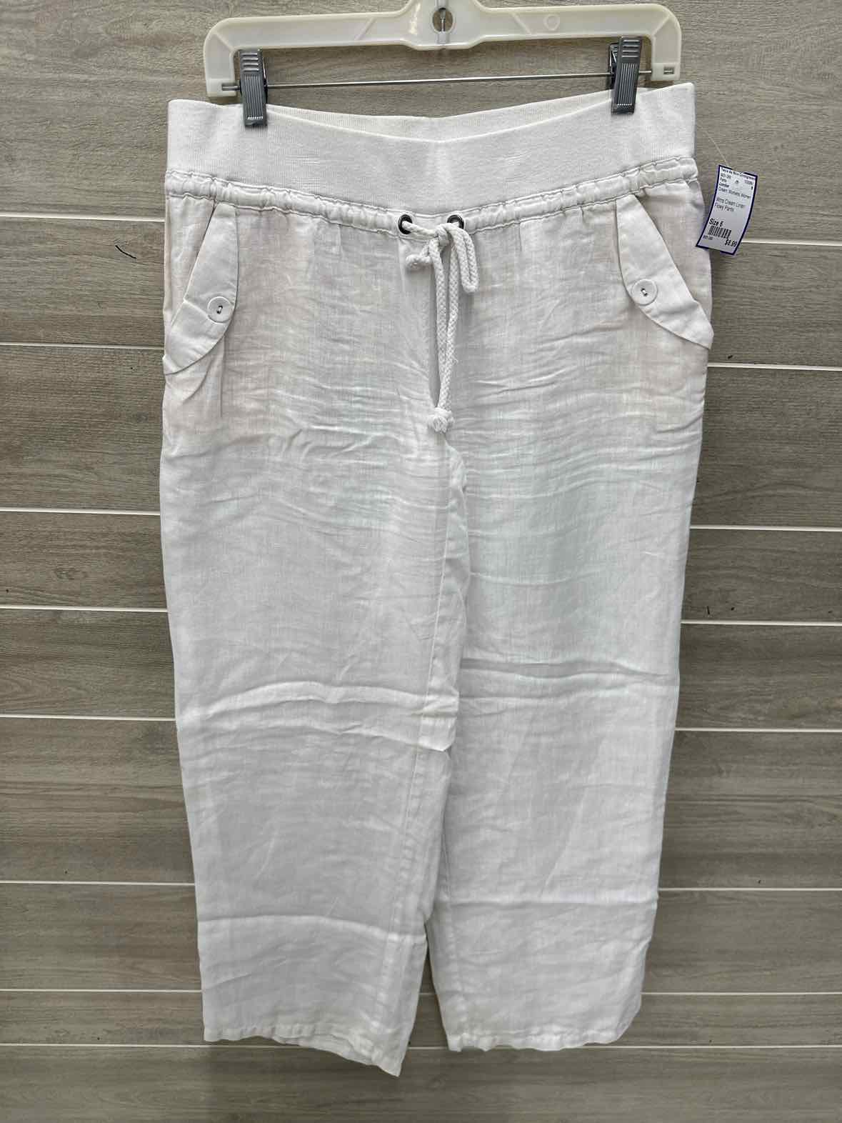 London Size 6 Cream Womens Pants