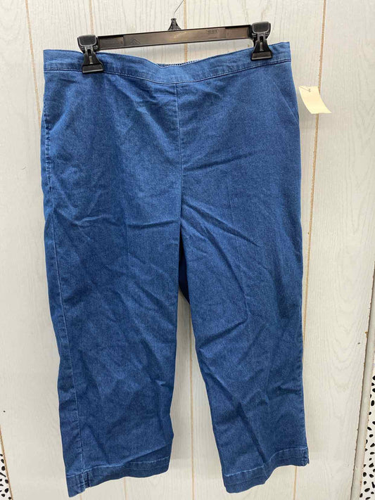 Alfred Dunner Blue Womens Size 8 Jeans