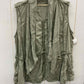 Max Jeans Olive Womens Size M Vest