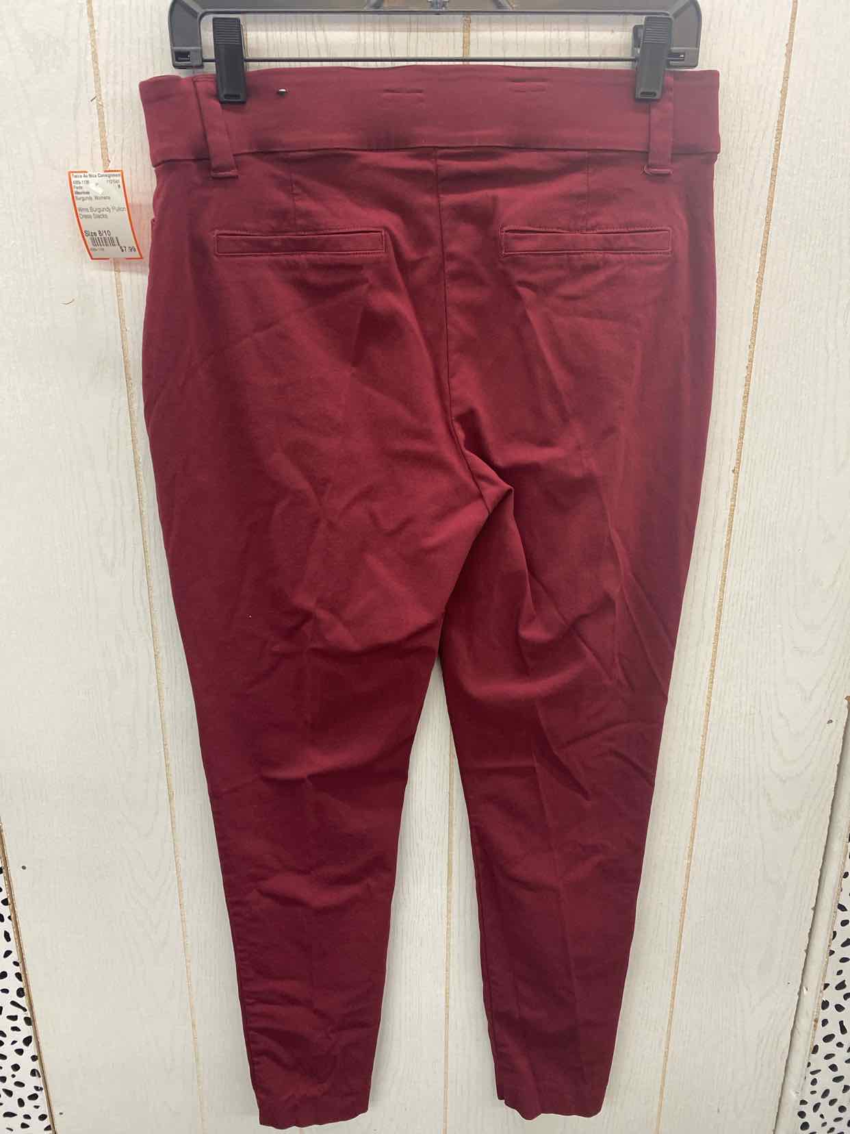 Maurices Burgundy Womens Size 8/10 Pants