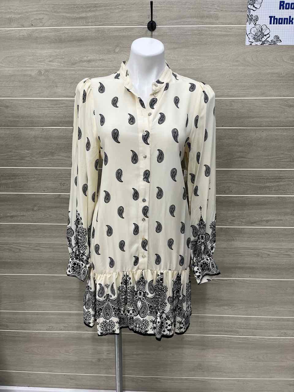 H&M Size 6 Cream Womens Dress