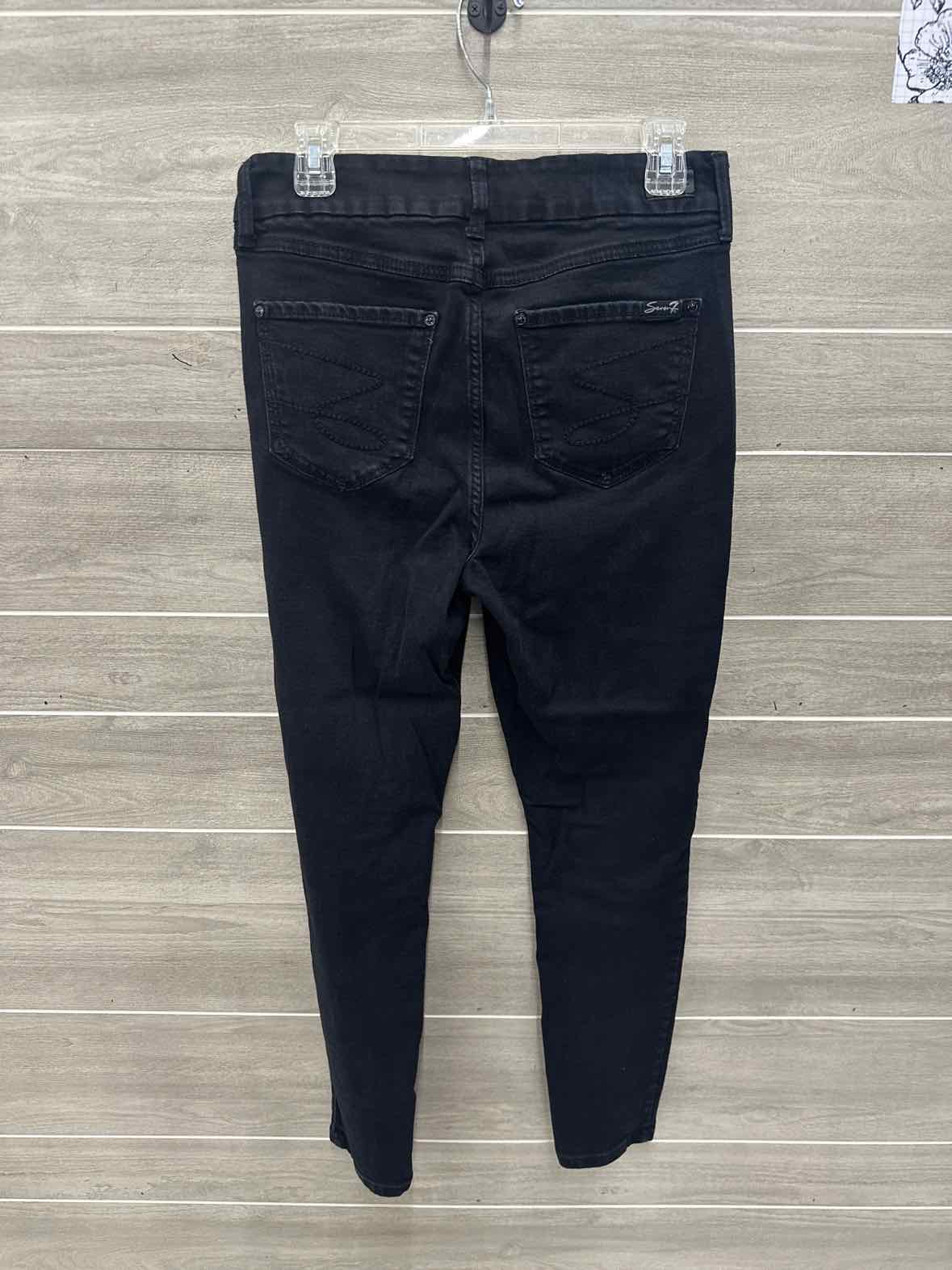 Seven7 Size 10 Black Womens Jeans