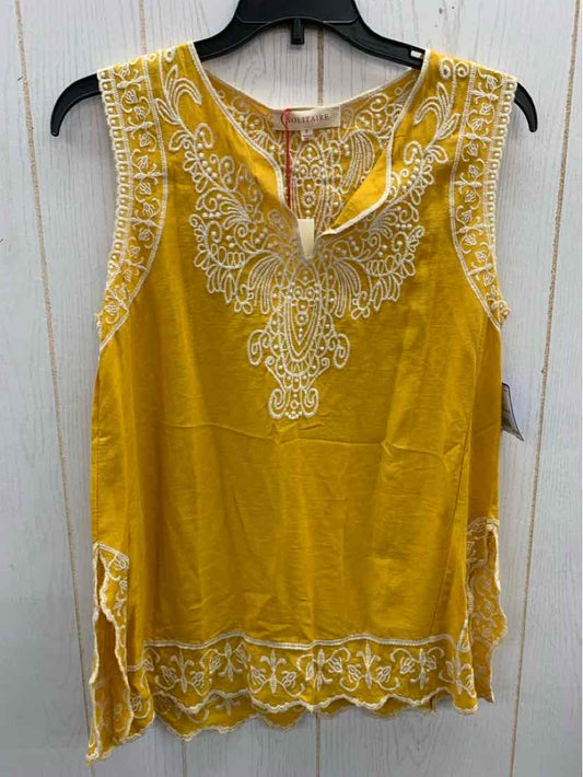 Solataire Yellow Womens Size Small Shirt