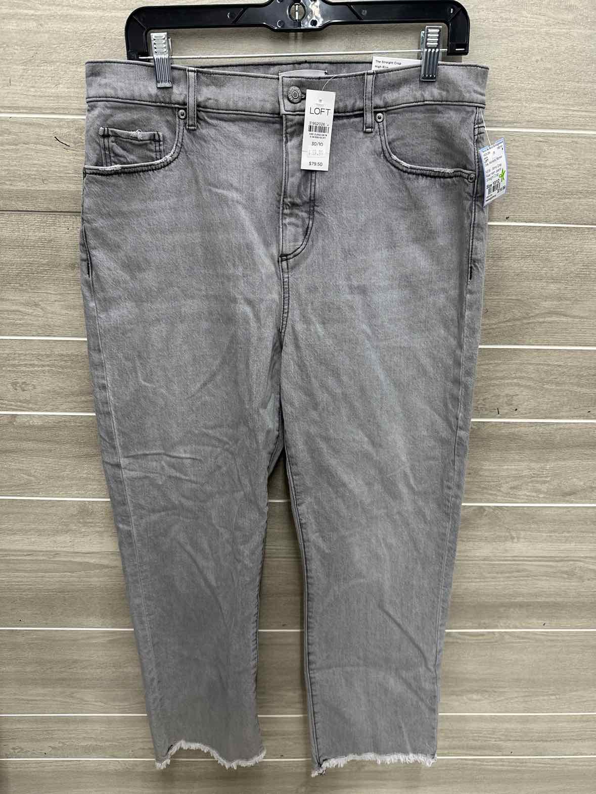 LOFT Size 10/12 Gray Womens Jeans