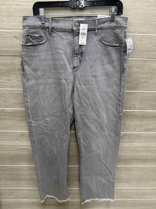 LOFT Size 10/12 Gray Womens Jeans