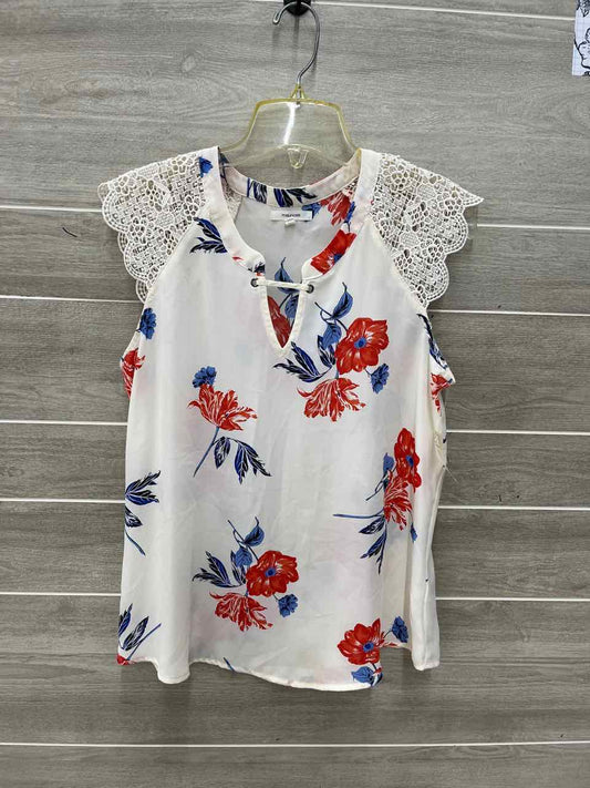 Maurices Cream Womens Women Size M Tank Top