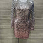 Hello Molly Silver Womens Women Size 8 Gown/Evening Wear