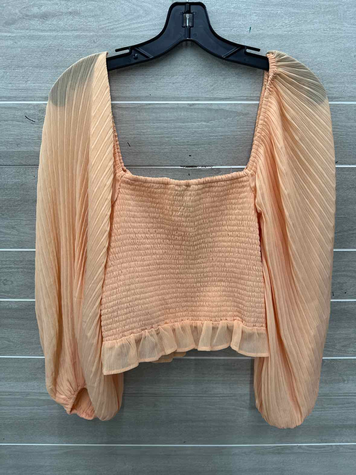 Express Size L Orange Womens Shirt