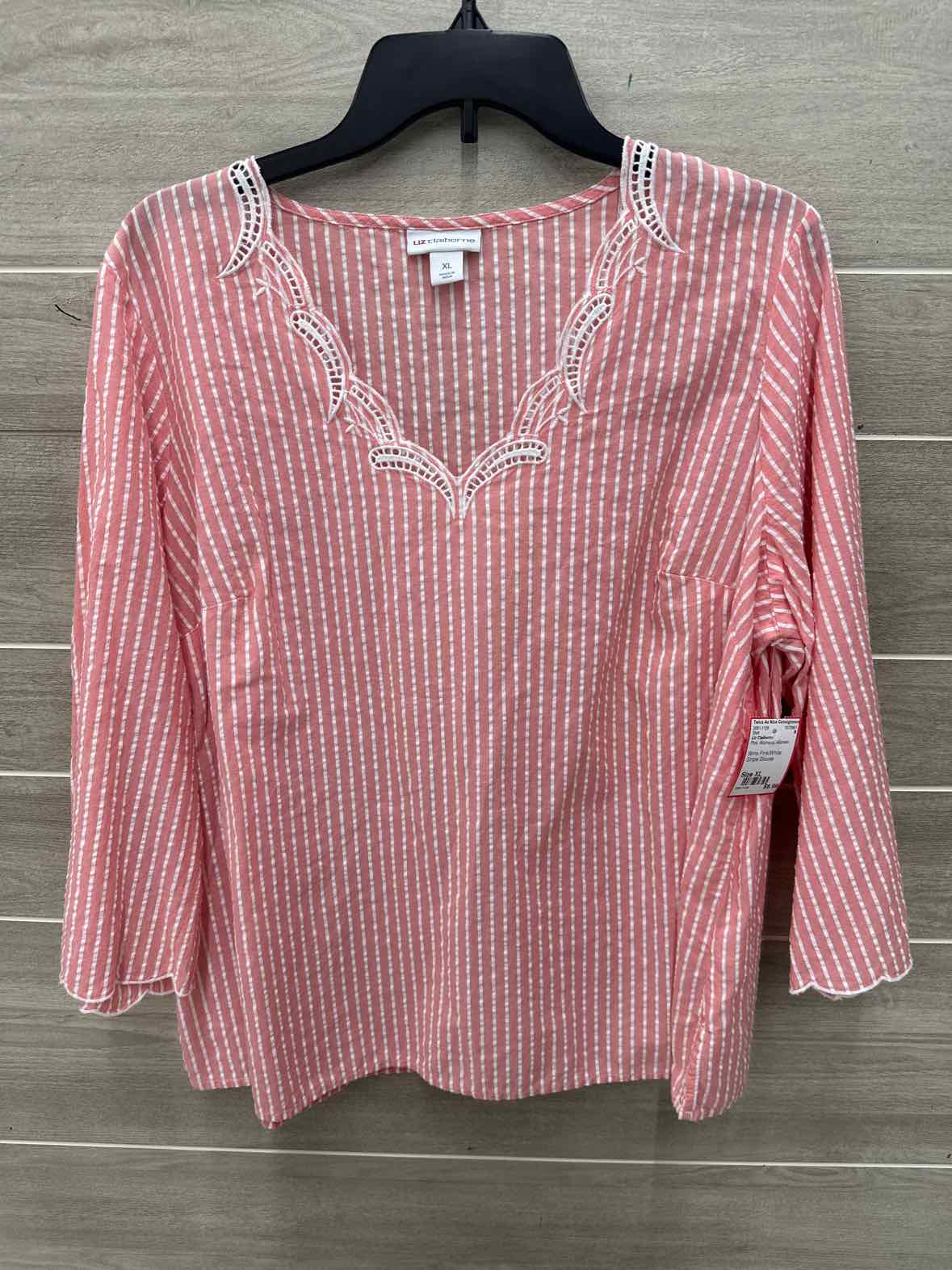 Liz Claiborne Size XL Pink Womens Shirt