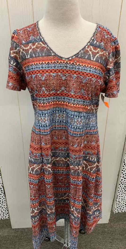 One World Blue Womens Size 6/8 Dress