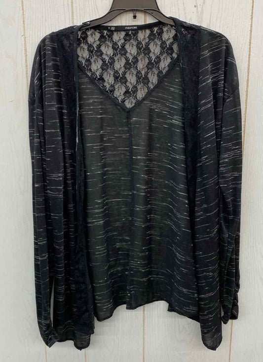 Maurices Black Womens Size M Shirt