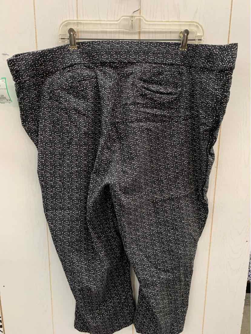 Briggs Black Womens Size 22W Pants