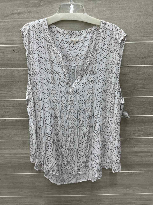 Northcrest Cream Womens Women Size 3X Tank Top