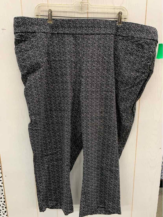 Briggs Black Womens Size 22W Pants