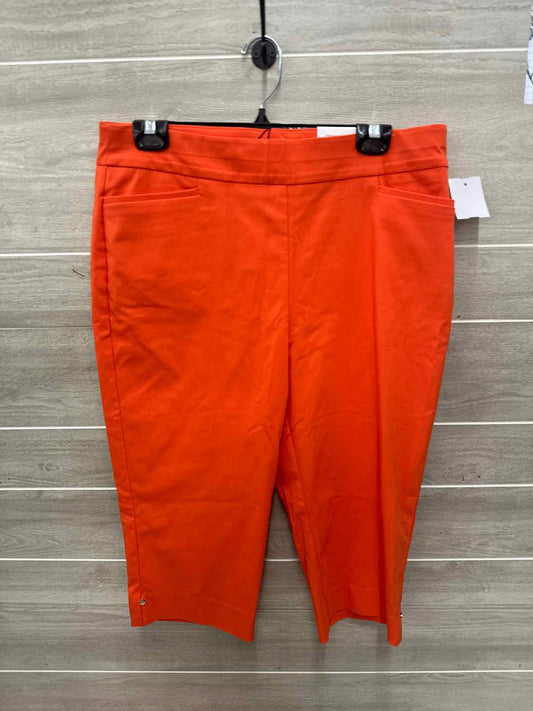 Chico's Size 10 Orange Womens Pants