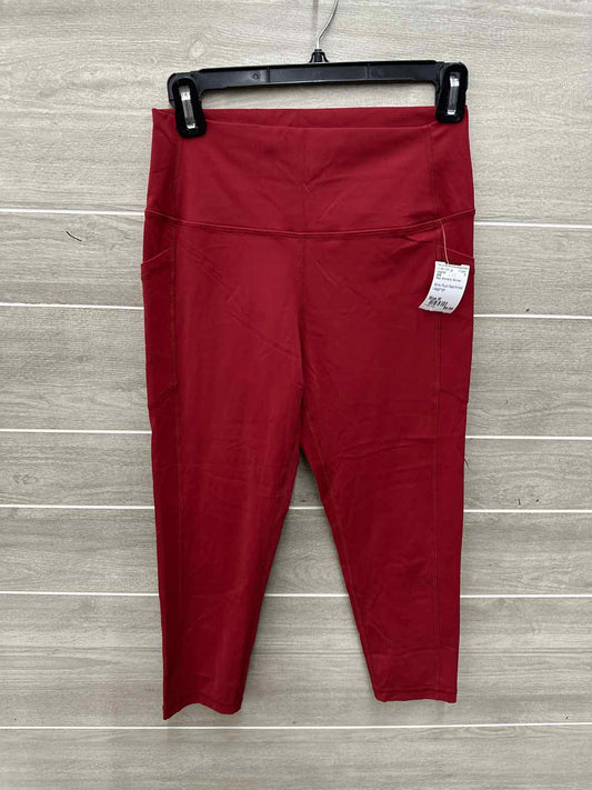 Zyia Size M Red Womens Leggings