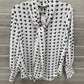 Anne Klein Cream Womens Women Size M Shirt