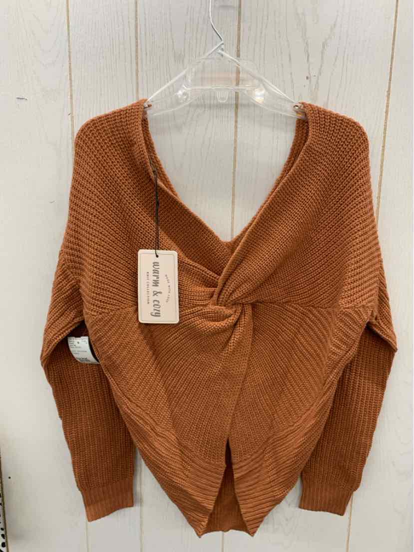 Love Tree Brown Womens Size Small Sweater
