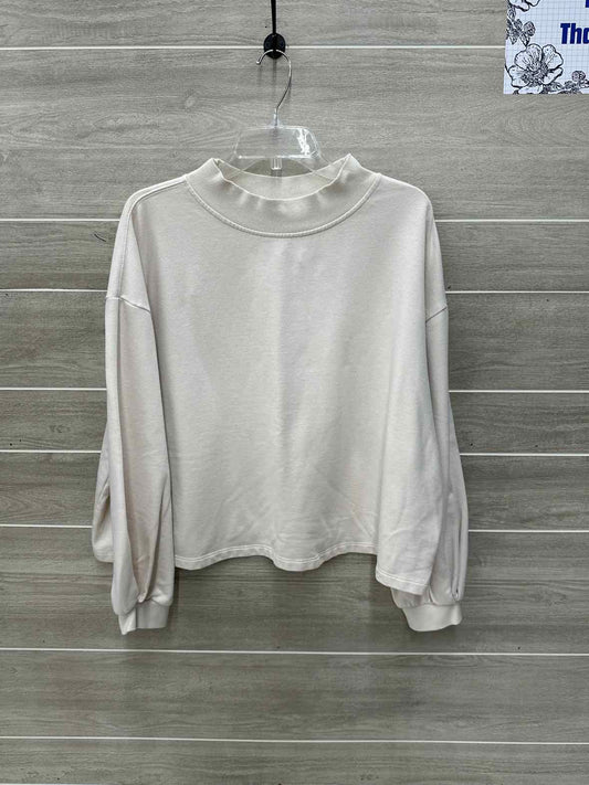 Ava & Viv Cream Womens Women Size 1X Sweatshirt