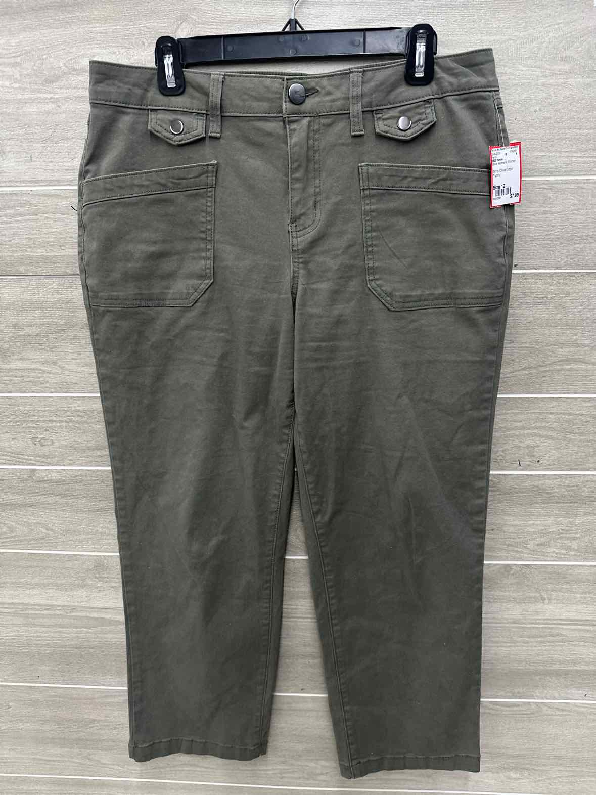 1822 Denim Size 12 Olive Womens Pants