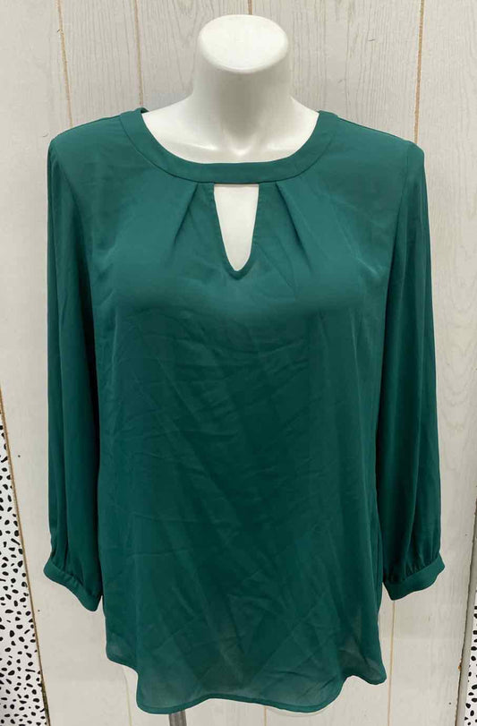 London Times Green Womens Size 1X Shirt