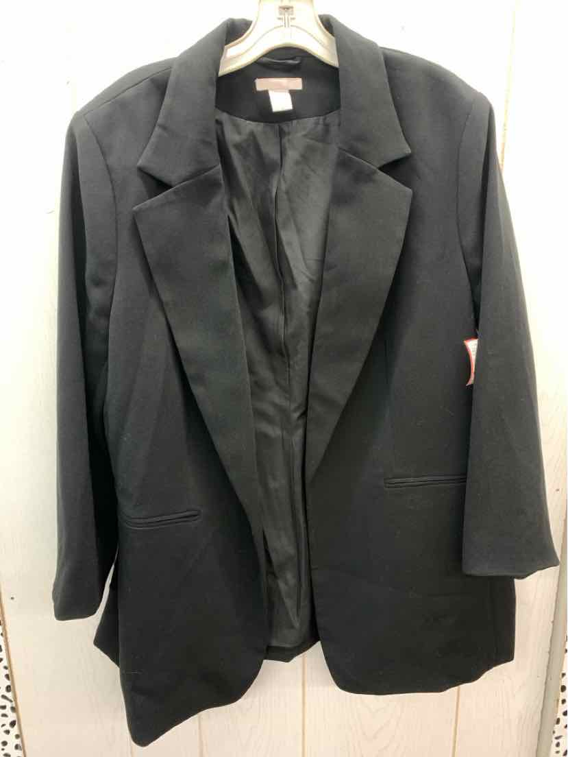 H&M Black Womens Size 12/14 Blazer