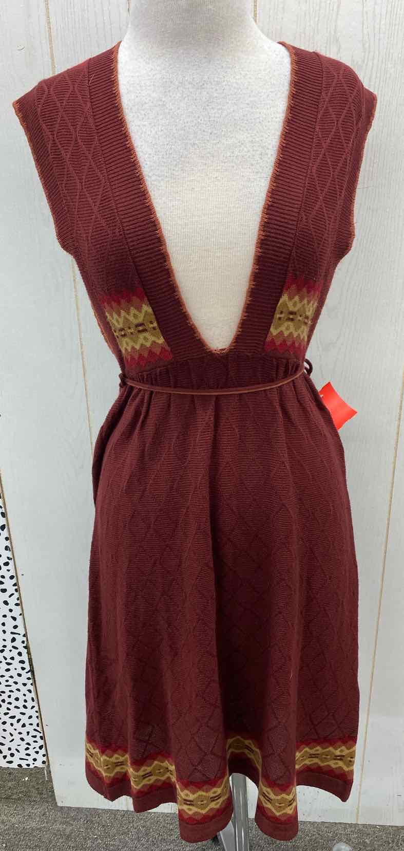 Molly Bracken Size 2 Burgundy Womens Dress
