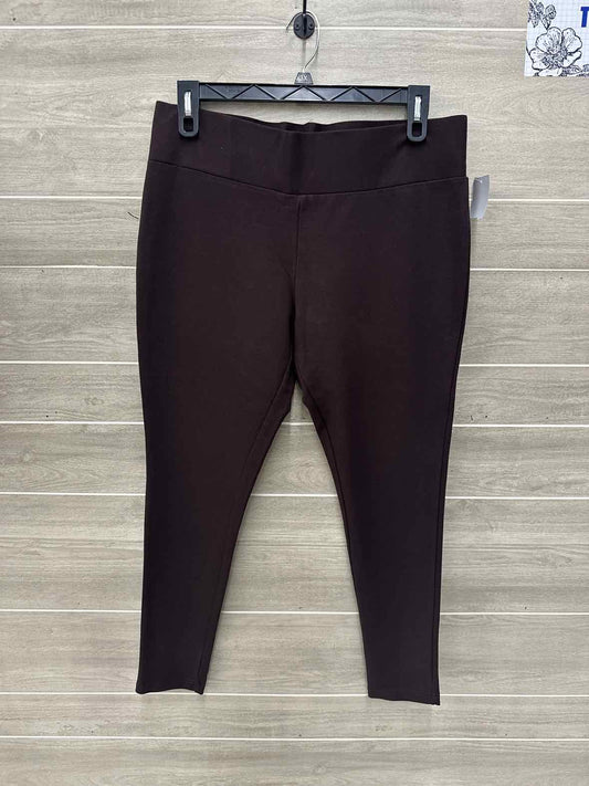 Philosophy Brown Womens Women Size 14/16 Pants