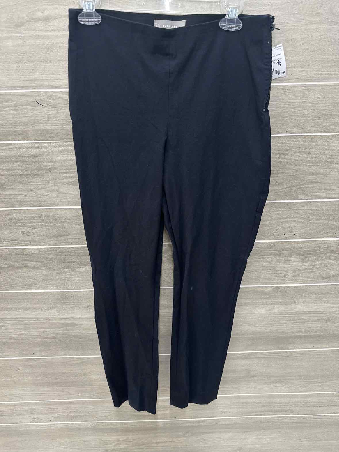 Everlane Black Womens Women Size 8 Pants