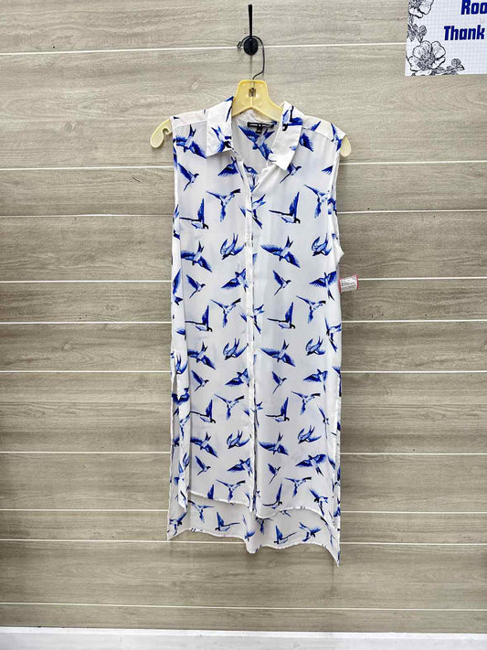 Cable & Gauge Blue Womens Women Size L Tank Top