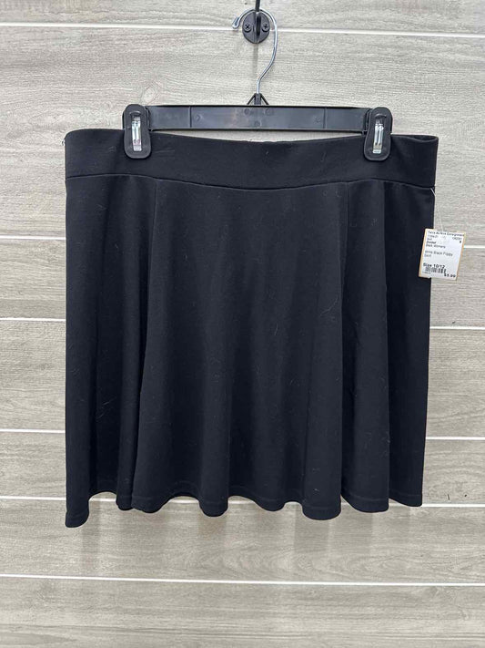 Divided Black Womens Size 10/12 Skirt